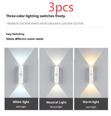 Smart Infrared Sensor Lamp Self-adhesive Magnetic Wall Lamp Charging Small Night Lamp - globaltradeleader