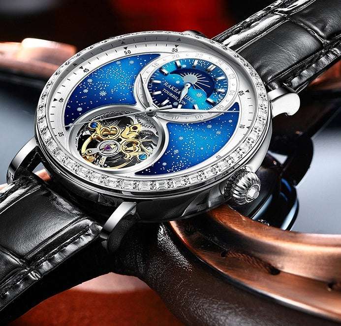 Automatic Mechanical Watch Young Men's Business All-Match Sports Watch Waterproof - globaltradeleader