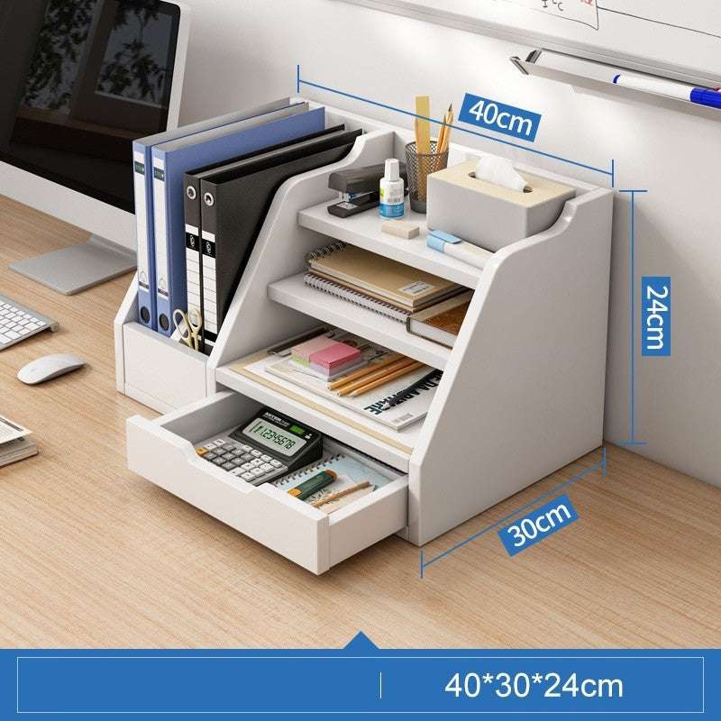 Bookshelf Desktop Office Folder Storage Rack - globaltradeleader