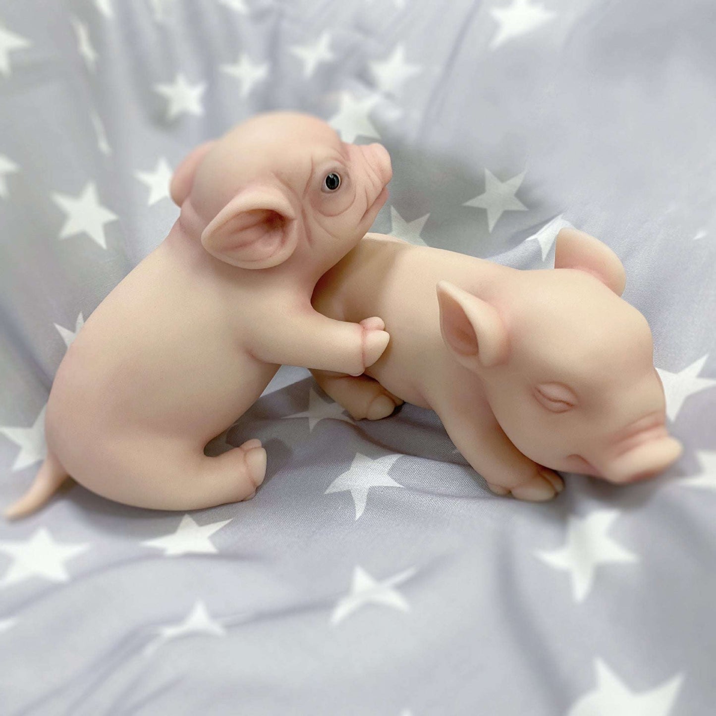 Silicone Rebirth Toy Simulation Doll Vinyl Piglet