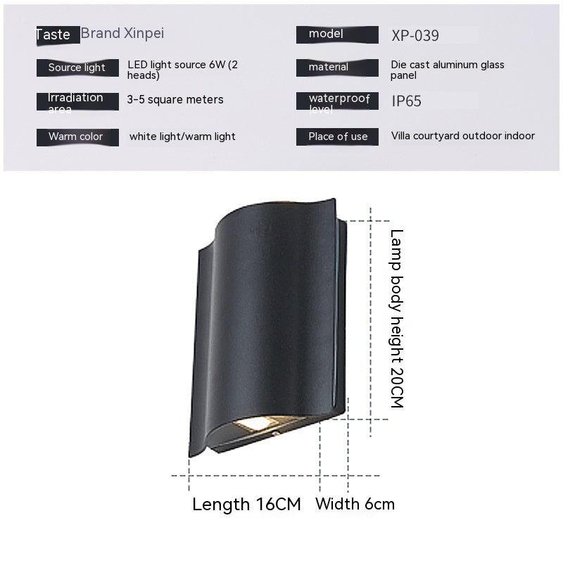 Modern Led Outdoor Up And Down Spotlight Waterproof - globaltradeleader