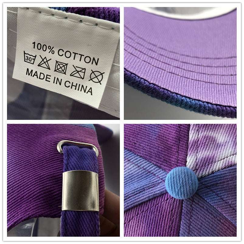 Tie-dye Baseball Peaked Cap Outdoor Casual Sun-proof Hat - globaltradeleader