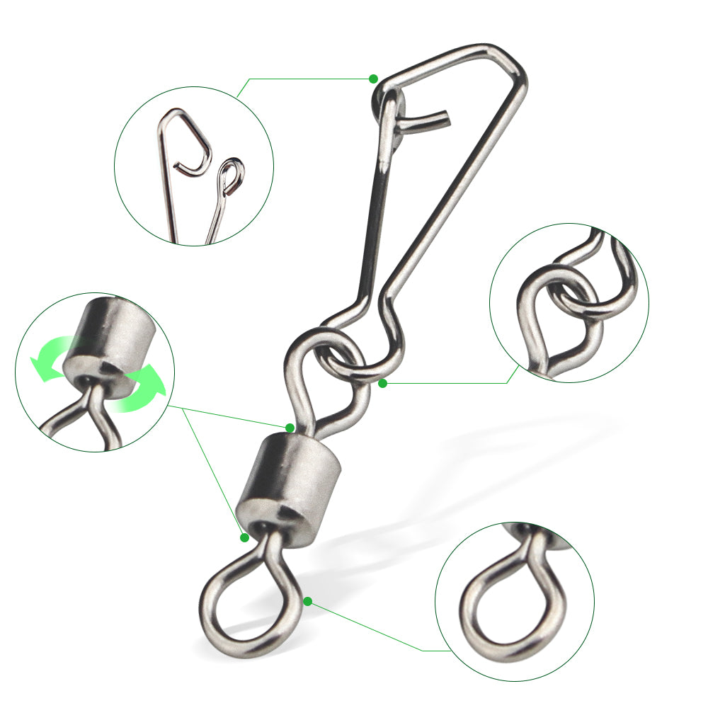 Eight-shaped Ring Connector Powerful Pin Fishing Gear