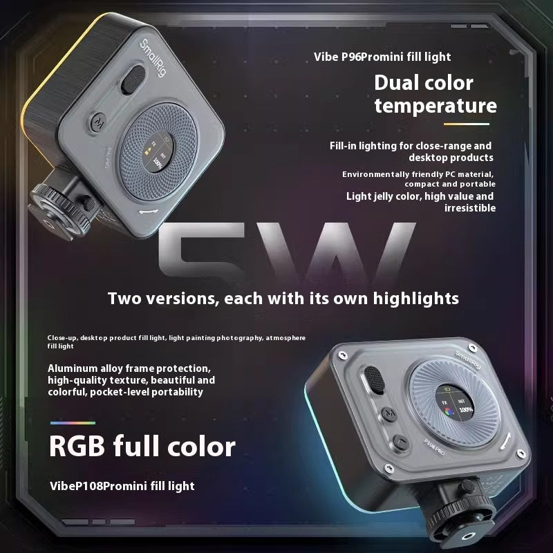 Two-color Temperature Mini Circle Light - globaltradeleader