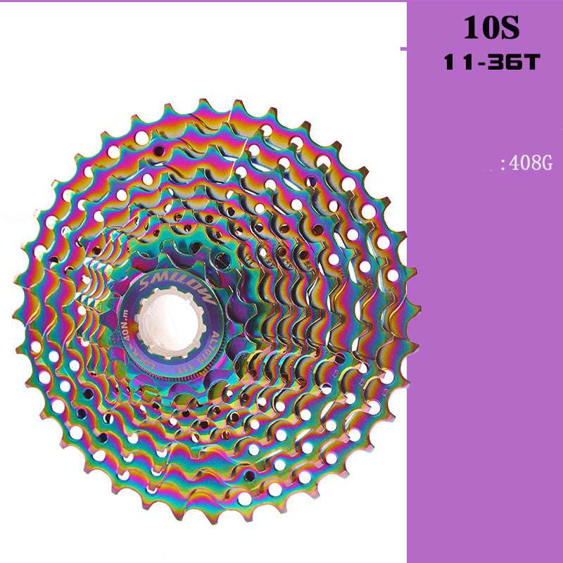 Colorful Cassette Mountain Bike Color Flywheel