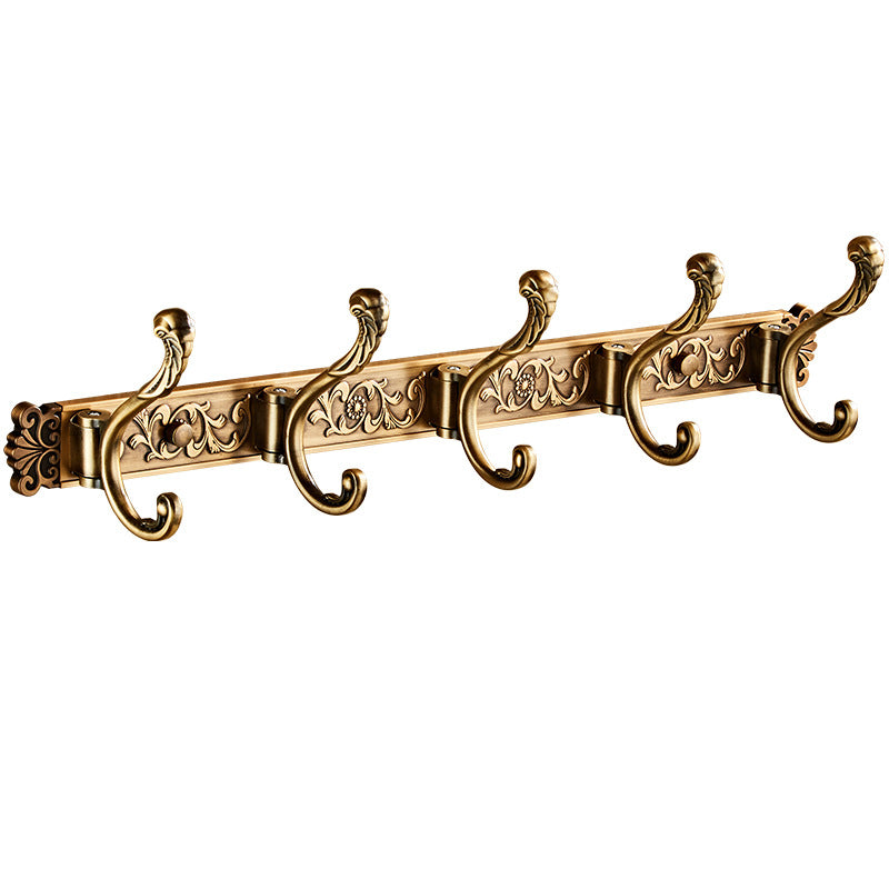 Punch-free Hook Door Behind The Door Hanger Hook Antique Row Hook Hanger Wall Hanging Retro Coat Hook Wall