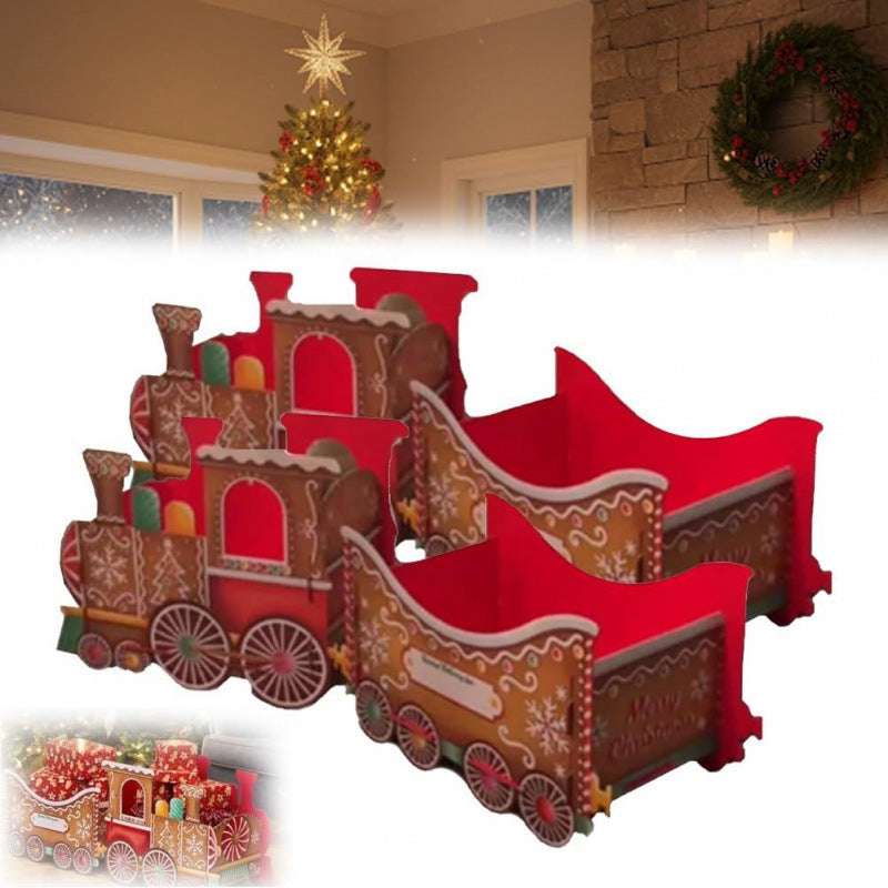 Home Children's Santa Claus Gift Train Decoration