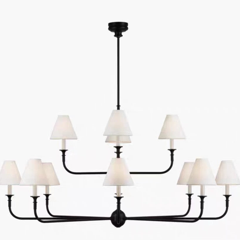 All Copper Living Room Chandelier American Simple Design - globaltradeleader