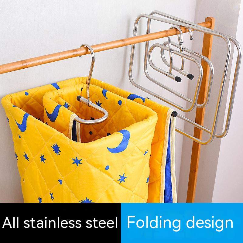 Stainless Steel Spiral Multi-functional Windproof Rotating Clothes Hanger