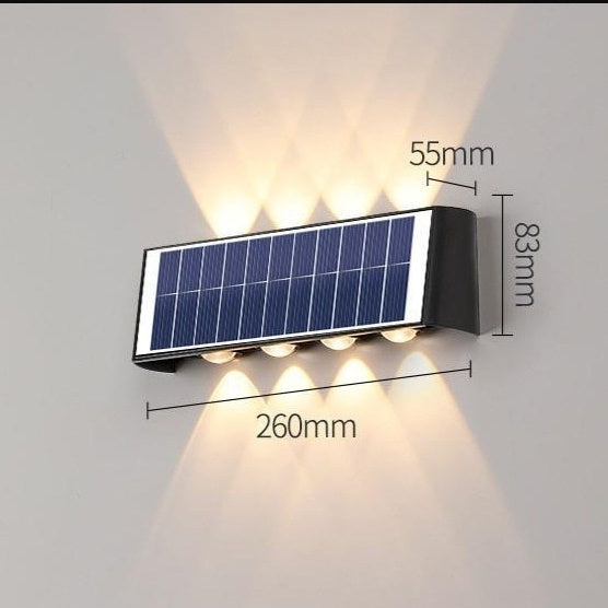 Outdoor Solar Light Up And Down Wall Washer - globaltradeleader