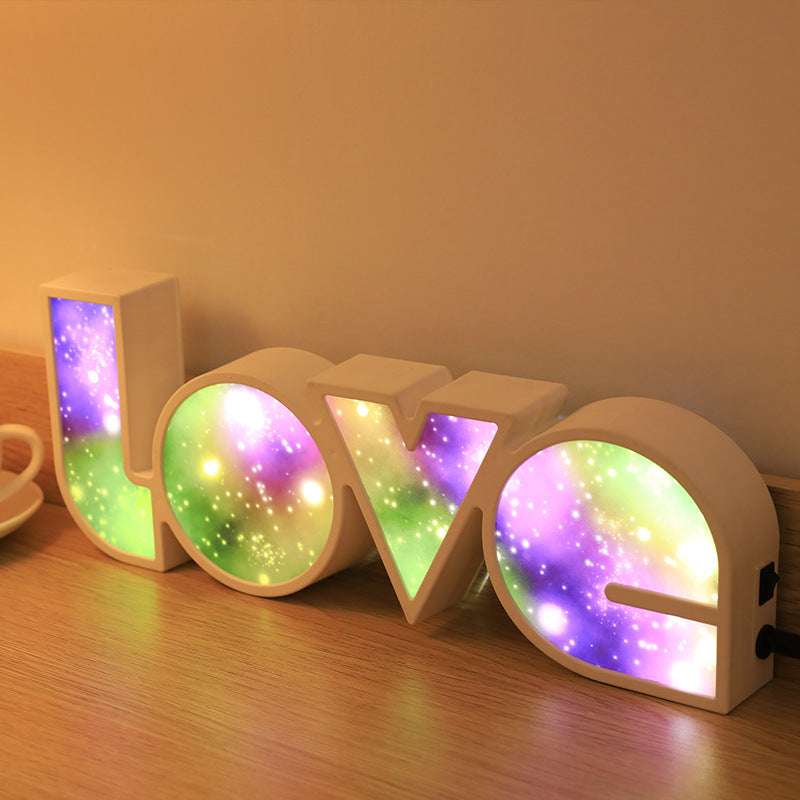 Valentines Day Decor LED LOVE Light Valentines Day Gift For