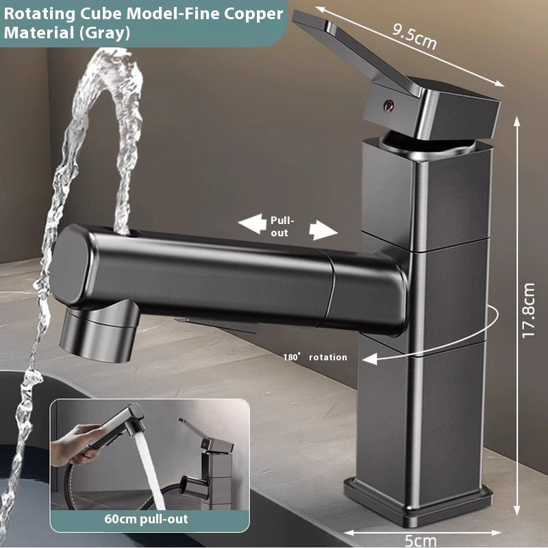 Pull-out Faucet Bathroom Wash Face Hand - globaltradeleader