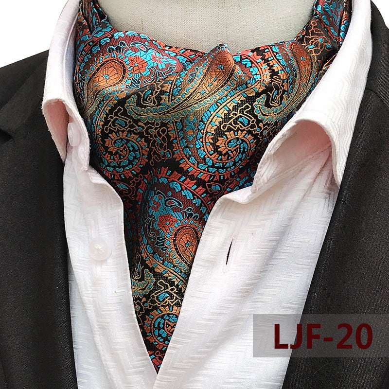 Men's Scarf Jacquard Polyester British - globaltradeleader