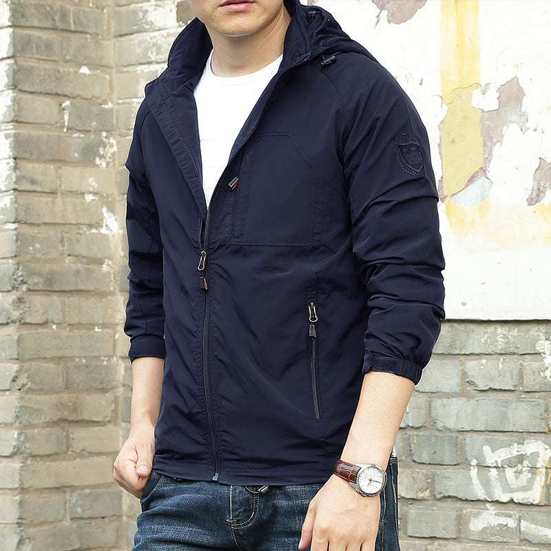 Men's Fashion Solid Color Single Outdoor Jacket - globaltradeleader