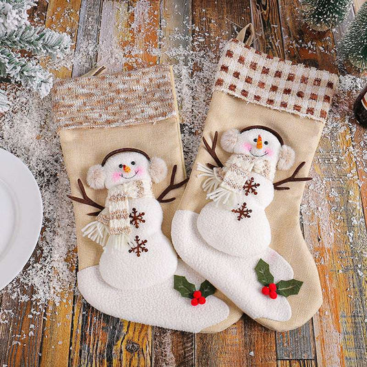Christmas Decorations Large Christmas Socks Gift Bag - globaltradeleader