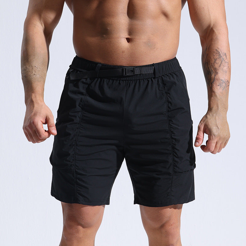 Athletic Shorts For Men With Pockets And Elastic Waistband Cargo Shorts - globaltradeleader