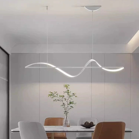 Italian Minimalist Line Restaurant Chandelier - globaltradeleader