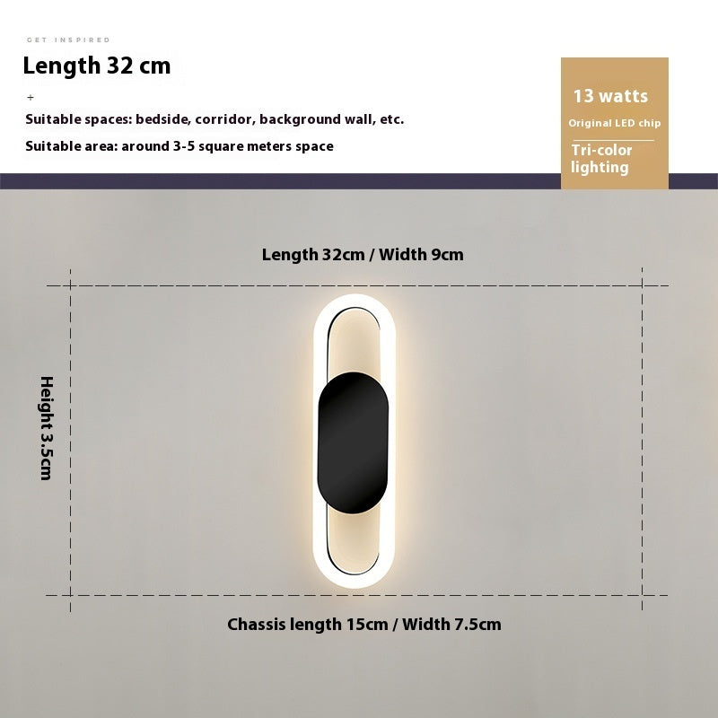 Nordic Style Wall Lamp Modern Simple Home Light Luxury Bedroom - globaltradeleader