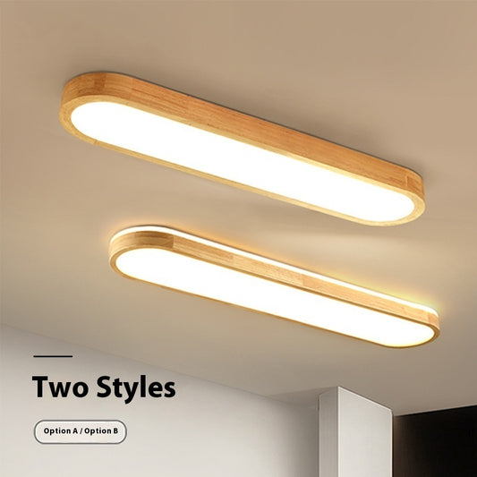 Puzzle Ceiling Lamp Strip Solid Wood Lamp - globaltradeleader