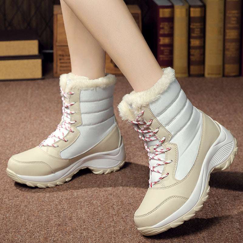 Snow Boots Plush Warm Ankle Boots For Women Winter Shoes - globaltradeleader