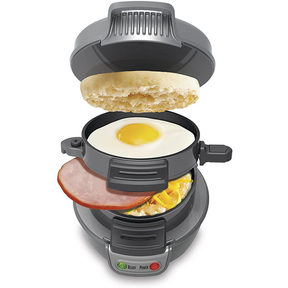 Household Breakfast Machine Hamburg Sandwich Maker With Egg Cooker Ring Machine Bread Sandwich Machine Waffle Machine - globaltradeleader