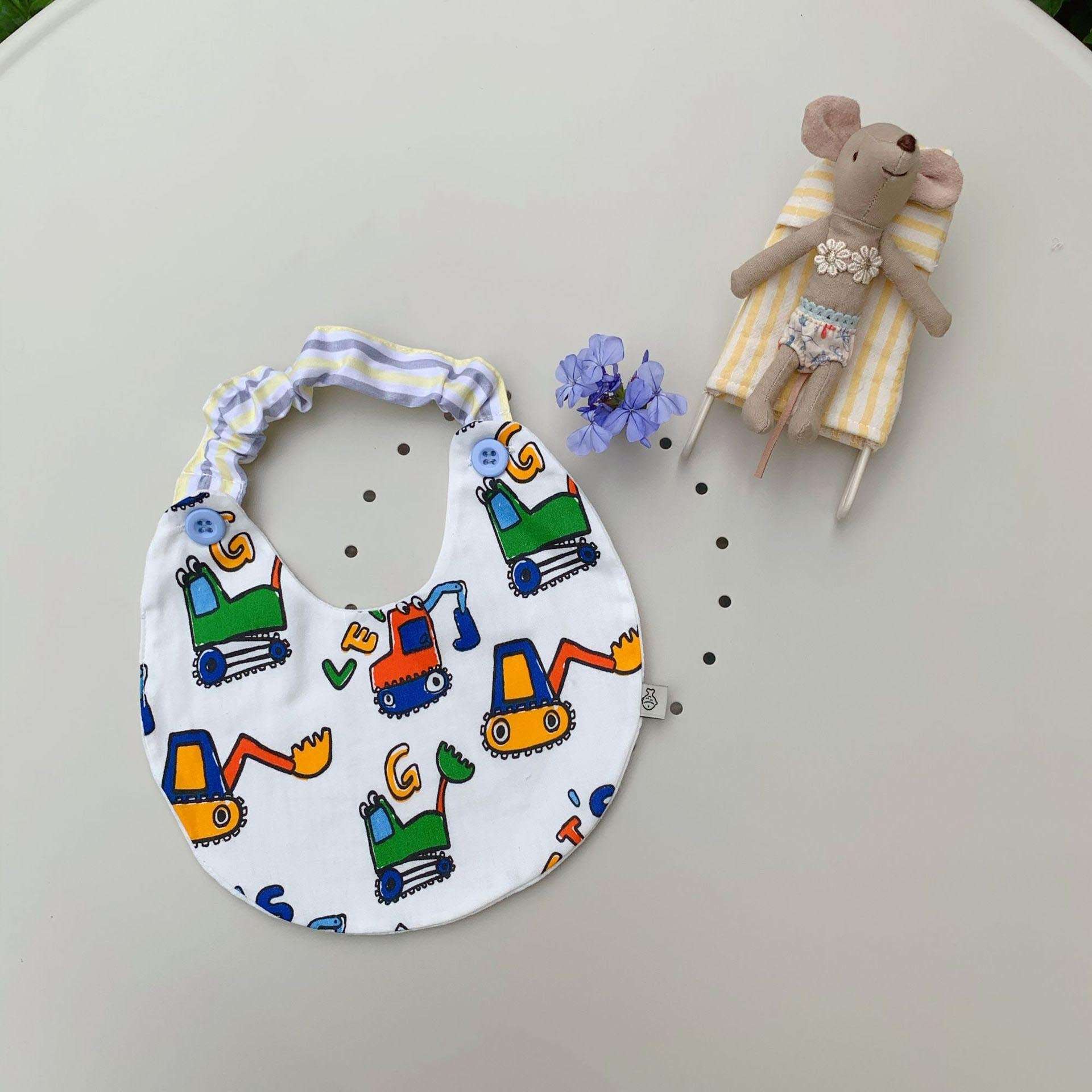 Removable Saliva Towel With Elastic Band For Newborn