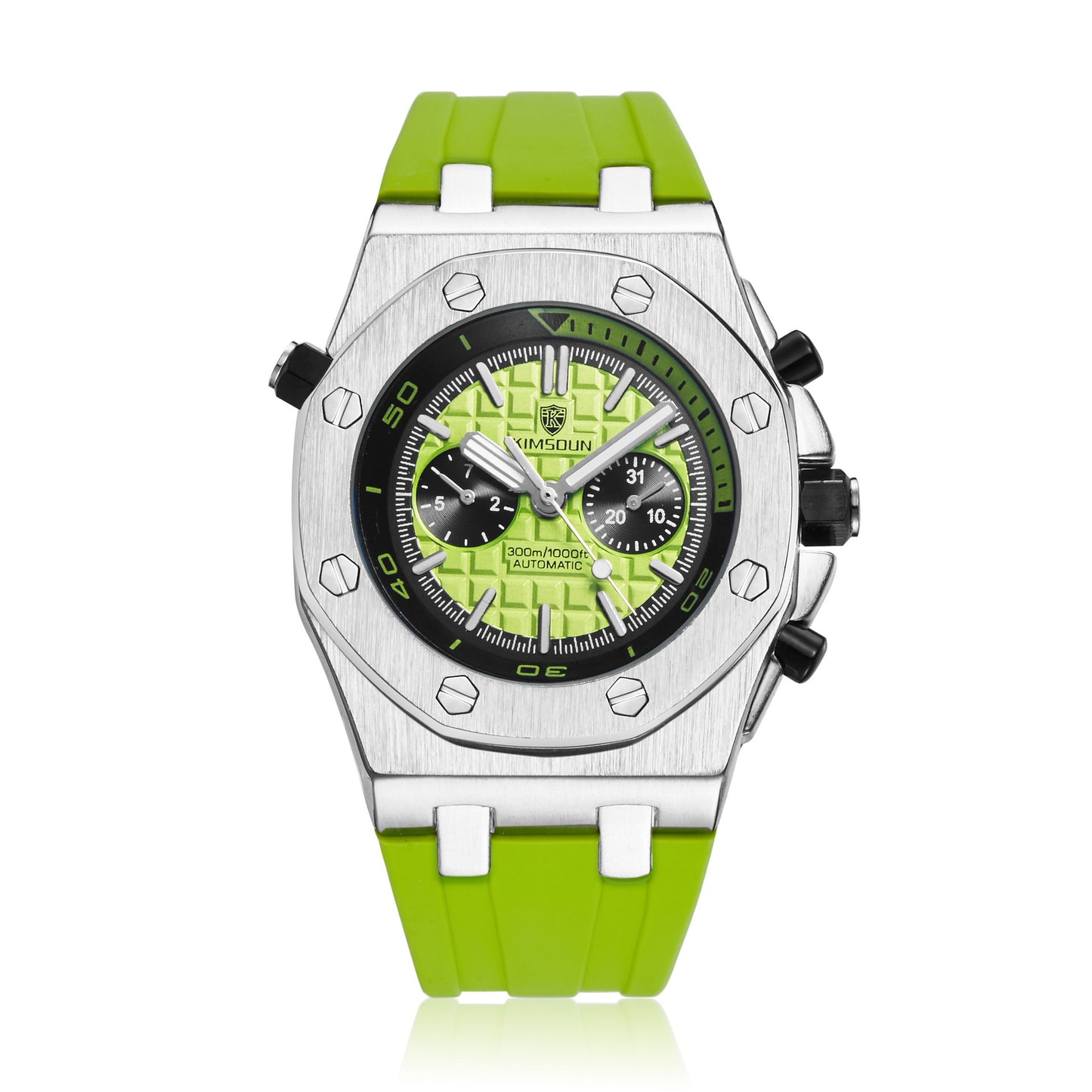 Watch Men's Fashion Silicone Waterproof Automatic Mechanical Watch Sports - globaltradeleader