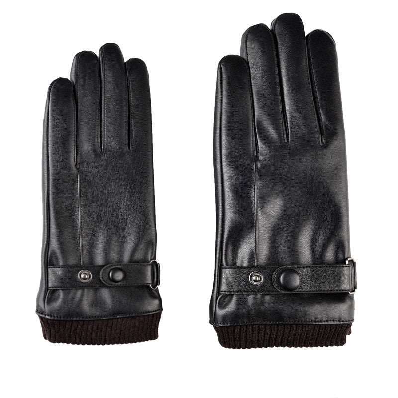 Autumn And Winter Warm Touch Screen Fleece-lined Thick Waterproof Gloves - globaltradeleader