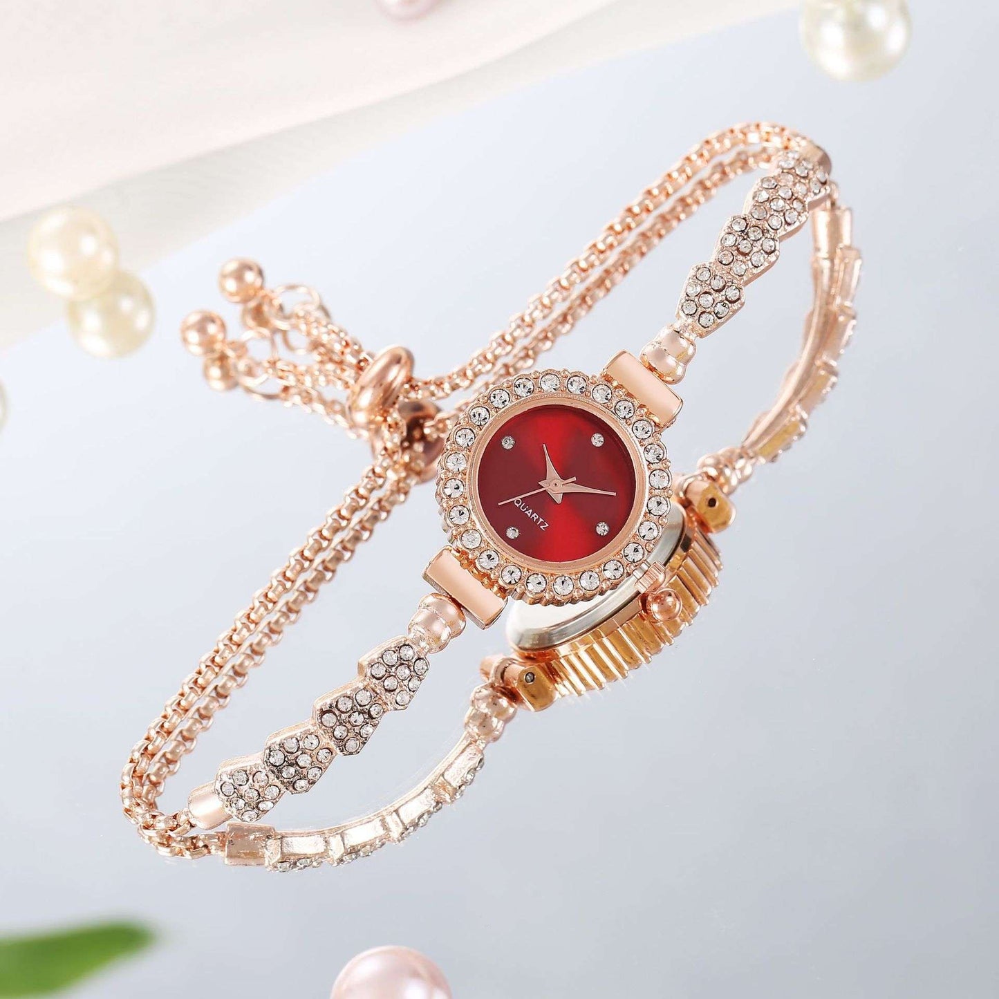 Fashion Luxury Women's Watch Gold Fine Strap Ladies Watch For Bracelet Female Wrist Watch Women Clock Relojes Fashion Jewelry - globaltradeleader