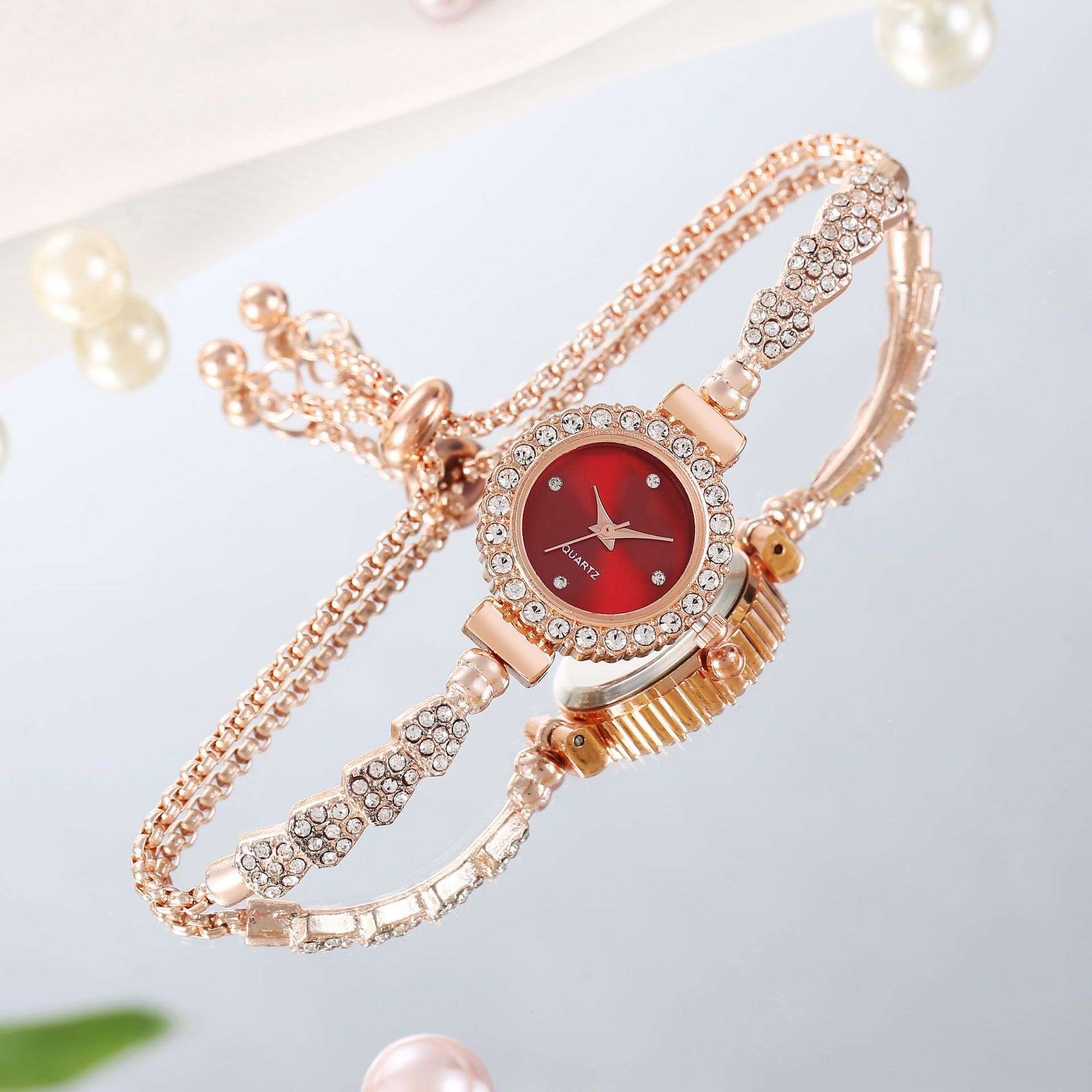 Fashion Luxury Women's Watch Gold Fine Strap Ladies Watch For Bracelet Female Wrist Watch Women Clock Relojes Fashion Jewelry - globaltradeleader