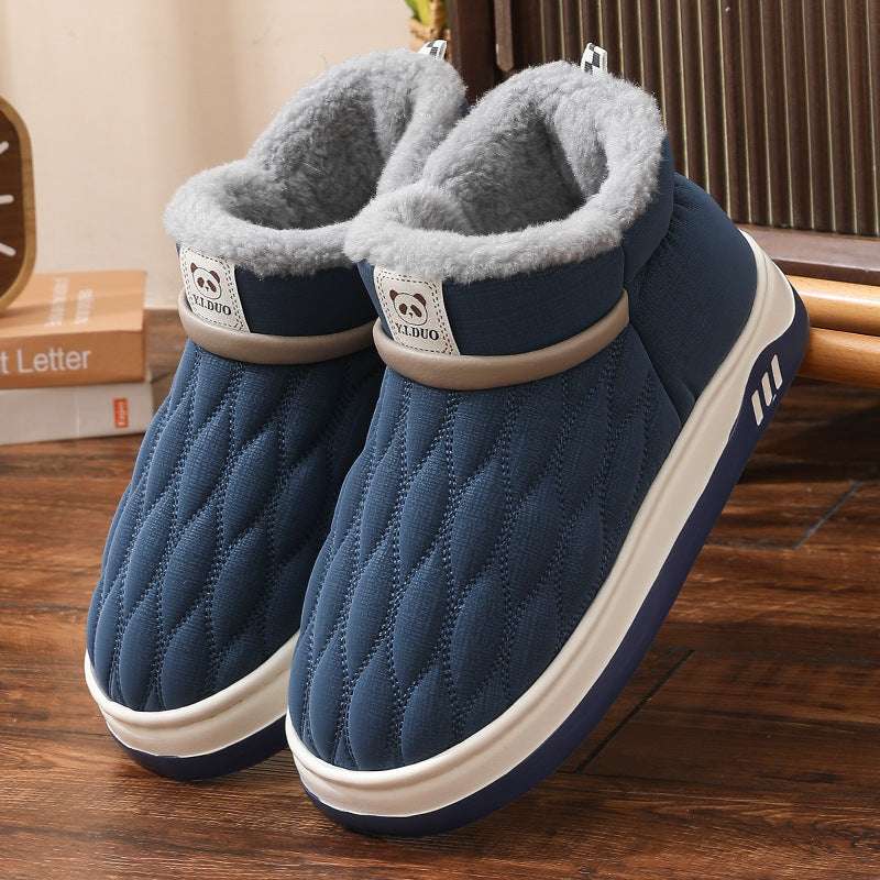 Winter Leather Waterproof Cotton Shoes Women - globaltradeleader