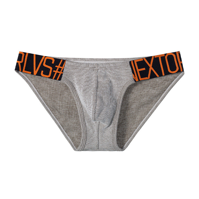 High Rise Low Waist Cotton Breathable Convex Pouch Male Briefs