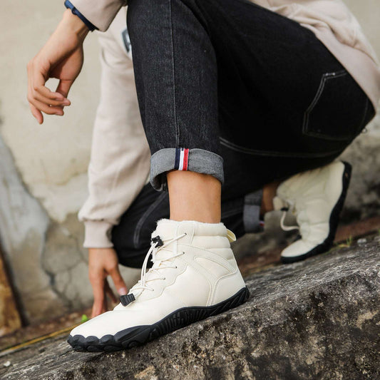 Five Fingers Non-slip Snow Boots Waterproof Velvet Warm Men And Women Outdoor Hiking Shoes - globaltradeleader