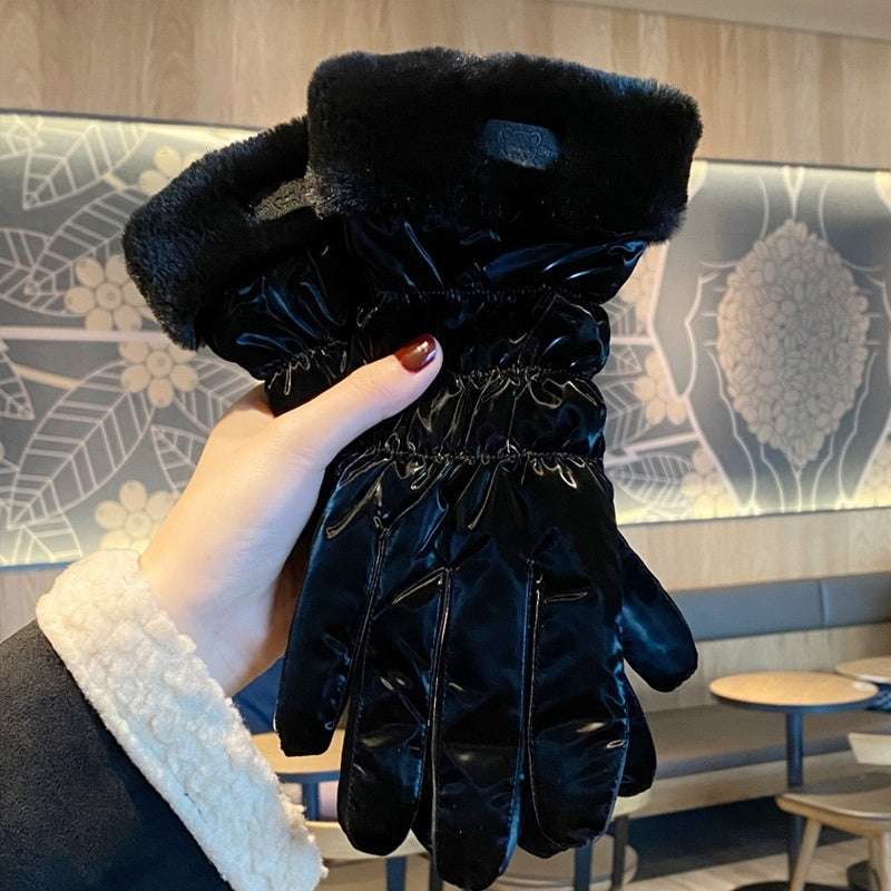 Winter Women's Warm Korean-style Touch Screen Riding Gloves - globaltradeleader