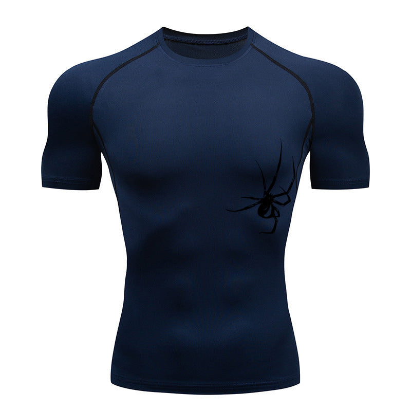 Quick Drying Clothes Sports T-shirt Running Base Clothing Gym Training Tights - globaltradeleader