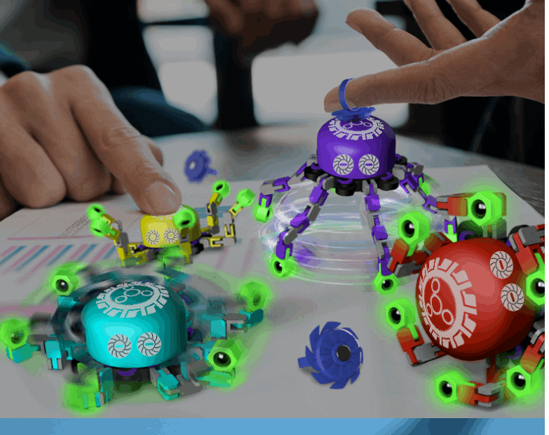 Luminescent Deformation Decompression Noctilucent Gyro Chain