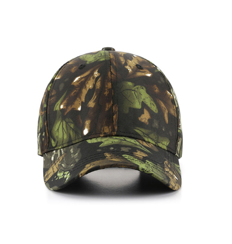 Baseball Cap Leaf Bionic Camouflage Cap Outdoor Field Training - globaltradeleader