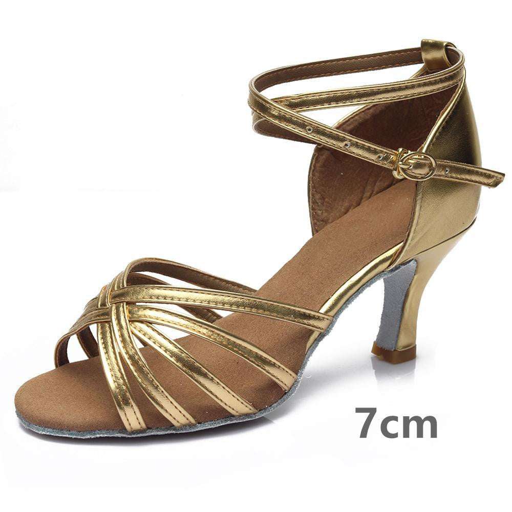 Indoor satin Latin dance shoes - globaltradeleader