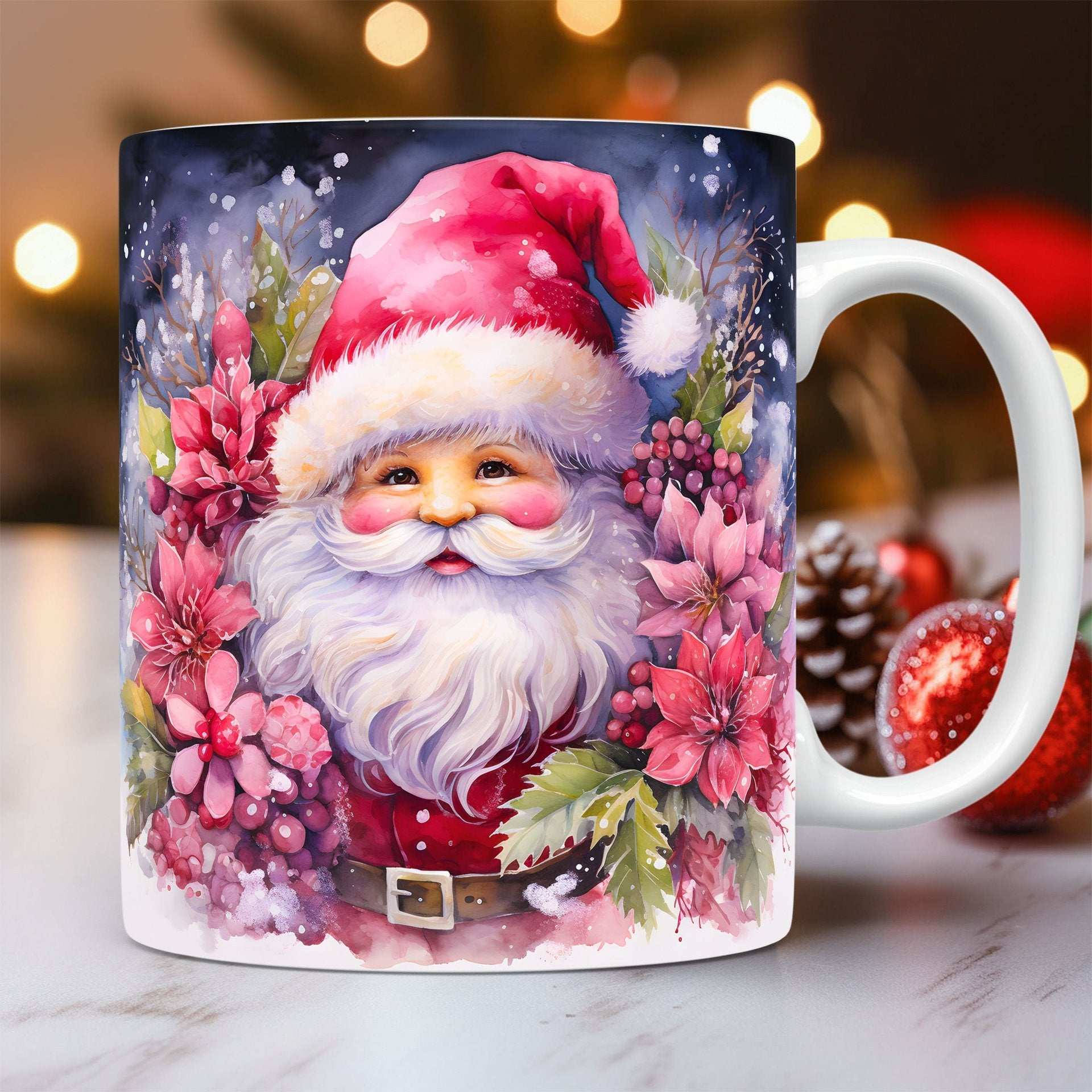 Creative 3D Christmas Ceramic Mug Unique Space Design Snowman Santa Coffee Cup Tea Milk Mug Christmas Gifts For Kids Adults Kitchen Gadgets - globaltradeleader