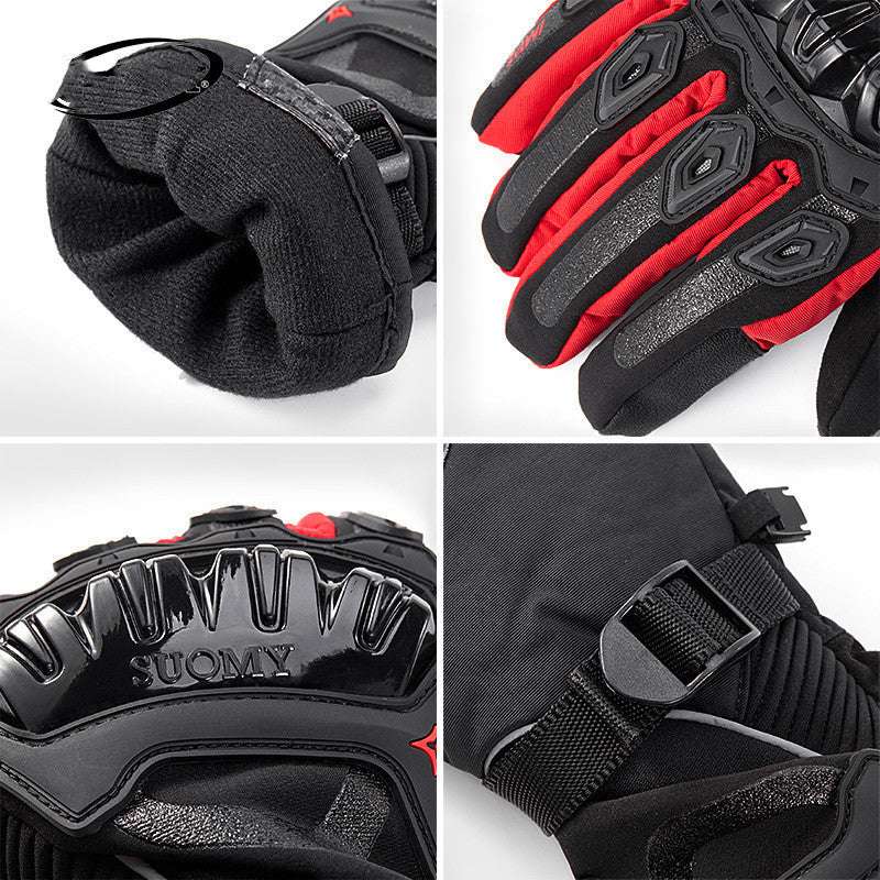 Waterproof Warm Four Seasons Winter Motorcycle Riding Gloves - globaltradeleader
