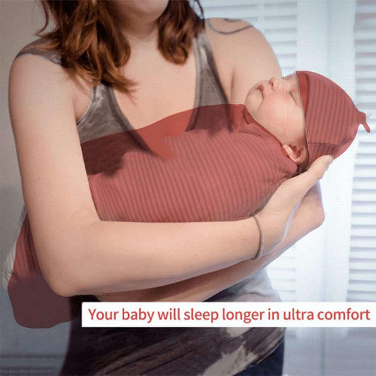 Newborn Swaddle Bag/Beanie Hat