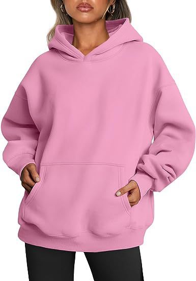 Women's Hoodies With Pockets Fashion Solid Sweatshirt Oversized Hooded Sweater Womens Clothing - globaltradeleader