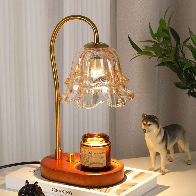 French Retro Bedroom Bedside Linglan Fragrance Lamp Wax Melting Lamp - globaltradeleader