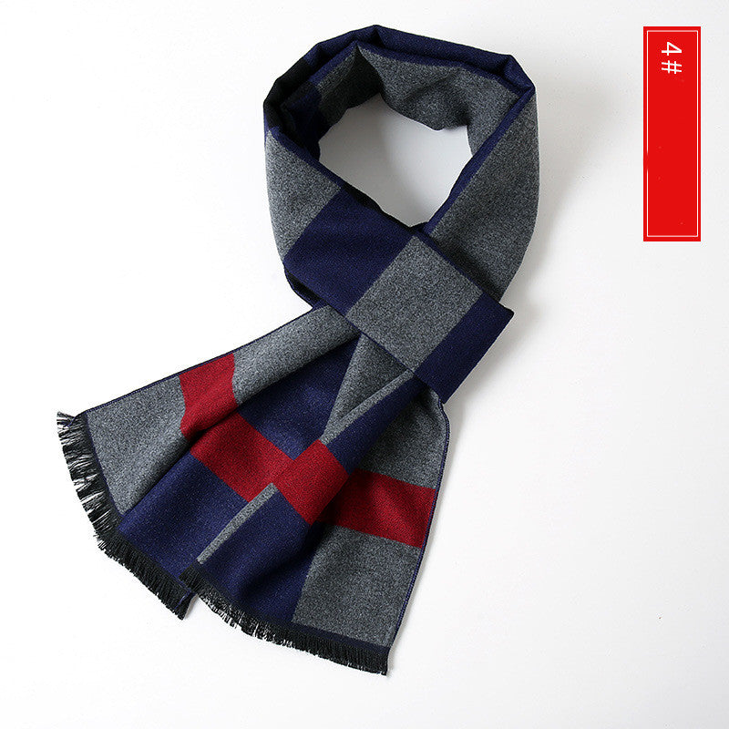 Men's Extended Cashmere All-match Warm Scarf