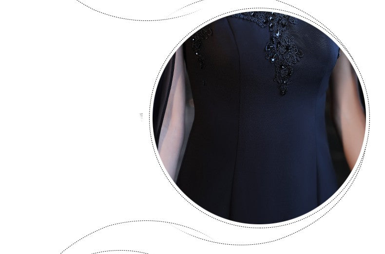 Black Evening Dress For Women With A High-end Feel - globaltradeleader