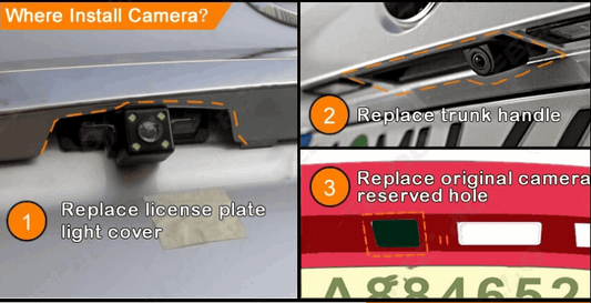 Old Vios Reversing Rear View Camera