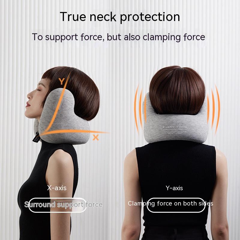 Travel Neck Care Two-in-one Memory Foam Cervical Head Pillow