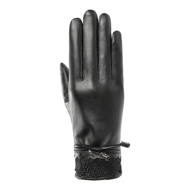 Women's Fleece Lined Padded Warm Keeping Cycling Gloves - globaltradeleader