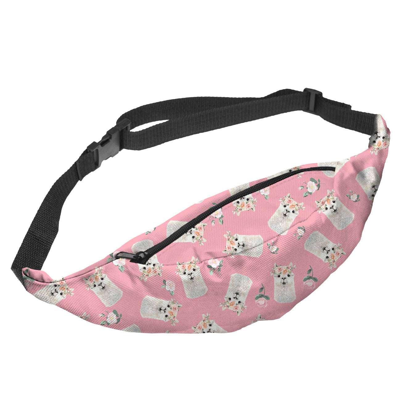 Crossbody Bag 3D Digital Printing Sports Women's Bag Alpaca Waist Bag