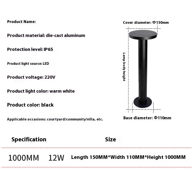 Outdoor Lawn Lamp Floor Outlet Landscape Garden Lights - globaltradeleader